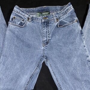 Lauren Ralph Lauren Woman Blue Jeans Size 4 Straight Leg Mid Rise